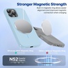 image:imageMiracase Silicone amp Magnetic for iPhone 18 Pro Max Case Capri BlueClove Purple