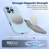image:imageMiracase Silicone amp Magnetic for iPhone 18 Pro Max Case Capri BlueClove Purple
