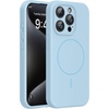 image:imageMiracase Silicone amp Magnetic for iPhone 18 Pro Max Case Capri BlueClove Purple