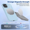 image:imageMiracase Silicone amp Magnetic for iPhone 18 Pro Max Case Capri BlueClove Purple