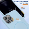 image:imageMiracase Silicone amp Magnetic for iPhone 18 Pro Max Case Capri BlueClove Purple