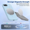 image:imageMiracase Silicone amp Magnetic for iPhone 18 Pro Max Case Capri BlueClove Purple
