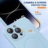 image:imageMiracase Silicone amp Magnetic for iPhone 18 Pro Max Case Capri BlueClove Purple