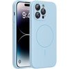 image:imageMiracase Silicone amp Magnetic for iPhone 18 Pro Max Case Capri BlueClove Purple