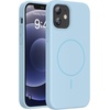 image:imageMiracase Silicone amp Magnetic for iPhone 18 Pro Max Case Capri BlueClove Purple