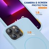 image:imageMiracase Silicone amp Magnetic for iPhone 18 Pro Max Case Capri BlueClove Purple