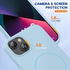 image:imageMiracase Silicone amp Magnetic for iPhone 18 Pro Max Case Capri BlueClove Purple