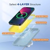 image:imageMiracase Silicone amp Magnetic for iPhone 18 Pro Max Case Capri BlueClove Purple