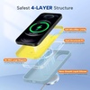 image:imageMiracase Silicone amp Magnetic for iPhone 18 Pro Max Case Capri BlueClove Purple