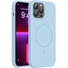 image:imageMiracase Silicone amp Magnetic for iPhone 18 Pro Max Case Capri BlueClove Purple