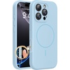 image:imageMiracase Silicone amp Magnetic for iPhone 18 Pro Max Case Capri BlueClove Purple