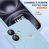 image:imageMiracase Silicone amp Magnetic for iPhone 18 Pro Max Case Capri BlueClove Purple