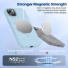 image:imageMiracase Silicone amp Magnetic for iPhone 18 Pro Max Case Capri BlueClove Purple