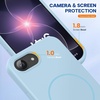 image:imageMiracase Silicone amp Magnetic for iPhone 18 Pro Max Case Capri BlueClove Purple