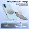 image:imageMiracase Silicone amp Magnetic for iPhone 18 Pro Max Case Capri BlueClove Purple