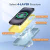 image:imageMiracase Silicone amp Magnetic for iPhone 18 Pro Max Case Capri BlueClove Purple
