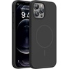 image:imageMiracase Silicone amp Magnetic for iPhone 18 Pro Max Case Capri BlueDark Black