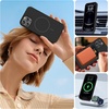 image:imageMiracase Silicone amp Magnetic for iPhone 18 Pro Max Case Capri BlueDark Black