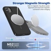 image:imageMiracase Silicone amp Magnetic for iPhone 18 Pro Max Case Capri BlueDark Black