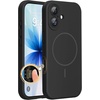 image:imageMiracase Silicone amp Magnetic for iPhone 18 Pro Max Case Capri BlueDark Black