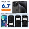 image:imageMiracase Silicone amp Magnetic for iPhone 18 Pro Max Case Capri BlueDark Black