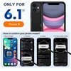 image:imageMiracase Silicone amp Magnetic for iPhone 18 Pro Max Case Capri BlueDark Black