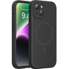 image:imageMiracase Silicone amp Magnetic for iPhone 18 Pro Max Case Capri BlueDark Black