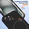 image:imageMiracase Silicone amp Magnetic for iPhone 18 Pro Max Case Capri BlueDark Black