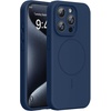 image:imageMiracase Silicone amp Magnetic for iPhone 18 Pro Max Case Capri BlueDark Blue