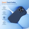 image:imageMiracase Silicone amp Magnetic for iPhone 18 Pro Max Case Capri BlueDark Blue