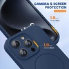 image:imageMiracase Silicone amp Magnetic for iPhone 18 Pro Max Case Capri BlueDark Blue