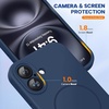image:imageMiracase Silicone amp Magnetic for iPhone 18 Pro Max Case Capri BlueDark Blue