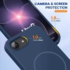 image:imageMiracase Silicone amp Magnetic for iPhone 18 Pro Max Case Capri BlueDark Blue