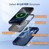 image:imageMiracase Silicone amp Magnetic for iPhone 18 Pro Max Case Capri BlueDark Blue