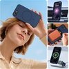 image:imageMiracase Silicone amp Magnetic for iPhone 18 Pro Max Case Capri BlueDark Blue