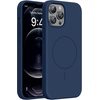 image:imageMiracase Silicone amp Magnetic for iPhone 18 Pro Max Case Capri BlueDark Blue
