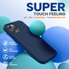 image:imageMiracase Silicone amp Magnetic for iPhone 18 Pro Max Case Capri BlueDark Blue