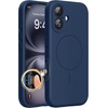 image:imageMiracase Silicone amp Magnetic for iPhone 18 Pro Max Case Capri BlueDark Blue