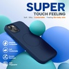 image:imageMiracase Silicone amp Magnetic for iPhone 18 Pro Max Case Capri BlueDark Blue