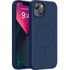image:imageMiracase Silicone amp Magnetic for iPhone 18 Pro Max Case Capri BlueDark Blue