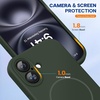 image:imageMiracase Silicone amp Magnetic for iPhone 18 Pro Max Case Capri BlueDark Green