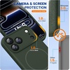 image:imageMiracase Silicone amp Magnetic for iPhone 18 Pro Max Case Capri BlueDark Green