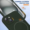 image:imageMiracase Silicone amp Magnetic for iPhone 18 Pro Max Case Capri BlueDark Green