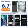 image:imageMiracase Silicone amp Magnetic for iPhone 18 Pro Max Case Capri BlueDark Green