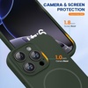 image:imageMiracase Silicone amp Magnetic for iPhone 18 Pro Max Case Capri BlueDark Green