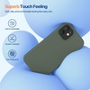 image:imageMiracase Silicone amp Magnetic for iPhone 18 Pro Max Case Capri BlueDark Green