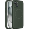 image:imageMiracase Silicone amp Magnetic for iPhone 18 Pro Max Case Capri BlueDark Green