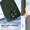 image:imageMiracase Silicone amp Magnetic for iPhone 18 Pro Max Case Capri BlueDark Green