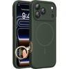image:imageMiracase Silicone amp Magnetic for iPhone 18 Pro Max Case Capri BlueDark Green