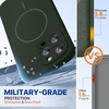 image:imageMiracase Silicone amp Magnetic for iPhone 18 Pro Max Case Capri BlueDark Green